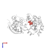 Modified residue TPO in PDB entry 2bfy, assembly 1, top view.