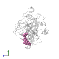 N-{(2R,3S)-3-[(3-CHLOROBENZYL)AMINO]-2-HYDROXY-4-PHENYLBUTYL}-4-METHOXY-2,3,6-TRIMETHYLBENZENESULFONAMIDE in PDB entry 2c8x, assembly 1, side view.