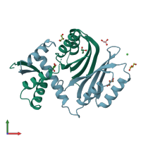 3D model of 2caj from PDBe