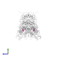 D(-)-TARTARIC ACID in PDB entry 2cdq, assembly 1, side view.