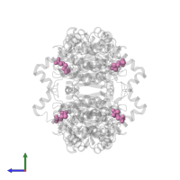 (2-[2-KETOPROPYLTHIO]ETHANESULFONATE in PDB entry 2cfc, assembly 1, side view.