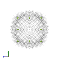 GLYCEROL in PDB entry 2cih, assembly 1, side view.