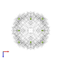 GLYCEROL in PDB entry 2cih, assembly 1, top view.