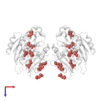 Modified residue MSE in PDB entry 2cmu, assembly 1, top view.
