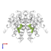 GLUTATHIONE in PDB entry 2cz2, assembly 1, top view.