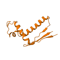 The deposited structure of PDB entry 2d3o contains 1 copy of Pfam domain PF05697 (Bacterial trigger factor protein (TF)) in Trigger factor. Showing 1 copy in chain E [auth 1].