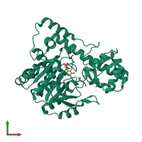 3D model of 2d7y from PDBe