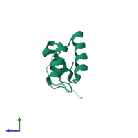 FAS-associated factor 2 in PDB entry 2dam, assembly 1, side view.