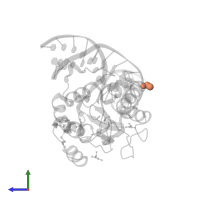 ETHANOL in PDB entry 2dem, assembly 1, side view.