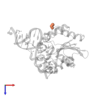 ETHANOL in PDB entry 2dem, assembly 1, top view.