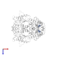 PHOSPHOENOLPYRUVATE in PDB entry 2dwo, assembly 1, top view.