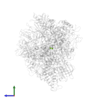 MAGNESIUM ION in PDB entry 2e2h, assembly 1, side view.