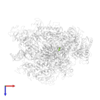 MAGNESIUM ION in PDB entry 2e2h, assembly 1, top view.