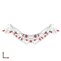 Modified residue MSE in PDB entry 2elb, assembly 1, front view.