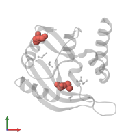 Modified residue MSE in PDB entry 2ewr, assembly 1, front view.