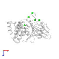 CHLORIDE ION in PDB entry 2f6w, assembly 1, top view.