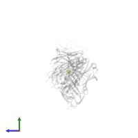 SULFATE ION in PDB entry 2fd6, assembly 2, side view.