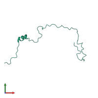 Thylakoid soluble phosphoprotein in PDB entry 2fft, assembly 1, front view.