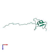 E3 ubiquitin-protein ligase Midline-1 in PDB entry 2ffw, assembly 1, top view.