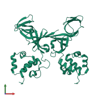 Repressor protein CI in PDB entry 2fjr, assembly 1, front view.