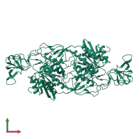 Gephyrin in PDB entry 2fts, assembly 1, front view.