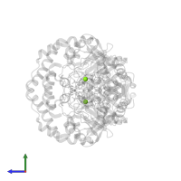 MAGNESIUM ION in PDB entry 2gcq, assembly 1, side view.