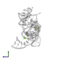 MAGNESIUM ION in PDB entry 2gis, assembly 1, side view.