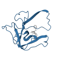 The deposited structure of PDB entry 2gmt contains 1 copy of Pfam domain PF00089 (Trypsin) in Chymotrypsin A chain B. Showing 1 copy in chain B.