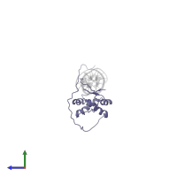 Antitoxin CcdA in PDB entry 2h3a, assembly 1, side view.