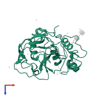 Formylglycine-generating enzyme in PDB entry 2hi8, assembly 1, top view.
