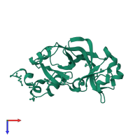 YqgE/AlgH family protein in PDB entry 2hrx, assembly 1, top view.