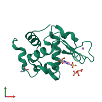 3D model of 2hub from PDBe