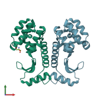 3D model of 2hum from PDBe