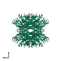 Acyl-coenzyme A oxidase 4, peroxisomal in PDB entry 2ix6, assembly 1, side view.