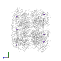 SODIUM ION in PDB entry 2j5n, assembly 1, side view.