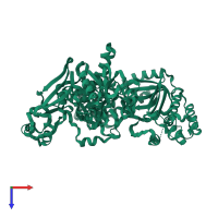 DNA polymerase in PDB entry 2jgu, assembly 1, top view.