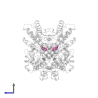 2-OXOGLUTARIC ACID in PDB entry 2jjh, assembly 1, side view.