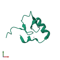 RING finger and CHY zinc finger domain-containing protein 1 in PDB entry 2jrj, assembly 1, front view.