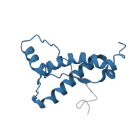 The deposited structure of PDB entry 2kfm contains 1 copy of Pfam domain PF00377 (Prion/Doppel alpha-helical domain) in Major prion protein. Showing 1 copy in chain A.