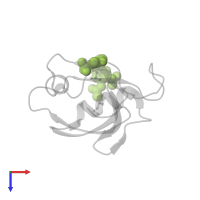 3,3'-(E)-diazene-1,2-diylbis{6-[(chloroacetyl)amino]benzenesulfonic acid} in PDB entry 2m0z, assembly 1, top view.