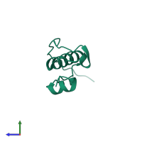 NS1 in PDB entry 2mch, assembly 1, side view.