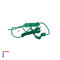 Low-density lipoprotein receptor in PDB entry 2mg9, assembly 1, top view.