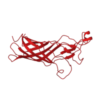 The deposited structure of PDB entry 2mhl contains 1 copy of CATH domain 2.40.160.20 (Porin) in Outer membrane protein W. Showing 1 copy in chain A.