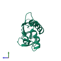 Auxin-responsive protein IAA17 in PDB entry 2muk, assembly 1, side view.