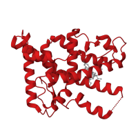 The deposited structure of PDB entry 2ovh contains 1 copy of CATH domain 1.10.565.10 (Retinoid X Receptor) in Progesterone receptor. Showing 1 copy in chain A.