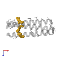 Modified residue B3E in PDB entry 2oxj, assembly 1, top view.