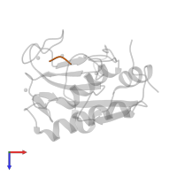 ILE-ALA-GLY peptide in PDB entry 2oxw, assembly 1, top view.