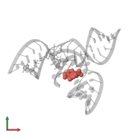 Modified residue AVC in PDB entry 2p7e, assembly 1, front view.