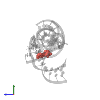 Modified residue AVC in PDB entry 2p7e, assembly 1, side view.