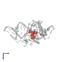 Modified residue AVC in PDB entry 2p7e, assembly 1, top view.